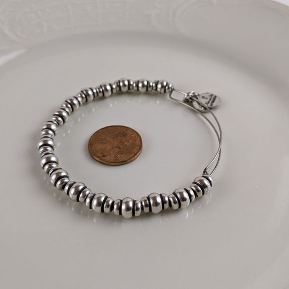 Alex and Ani Rafaelian Silver Nile Beaded Bracelet - Picture 2 of 4